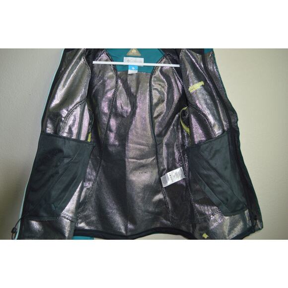 Columbia Women's Heat Feat Softshell Jacket Teal Omni Shield Titanium Size M - Picture 5 of 11